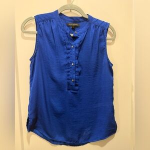 Banana Republic Royal Blue Sleeveless Blouse